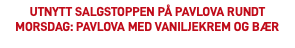 Utnytt salgstoppen på pavlova rundt morsdag: Pavlova med vaniljekrem og bær