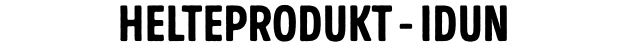 HELTEPRODUKT - idun