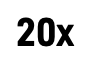 20X