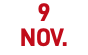 9 nov.