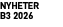 nyheter b3 2026